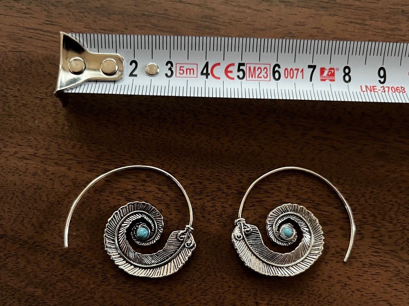 Orecchini pendenti & Orecchini a lobo: Ohrringe Feder Spirale Boho – Nuovo e nell'imballaggio originale da Gams venduto da Mariawicca 7