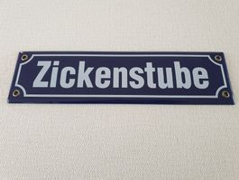 Email Schild Zickenstube