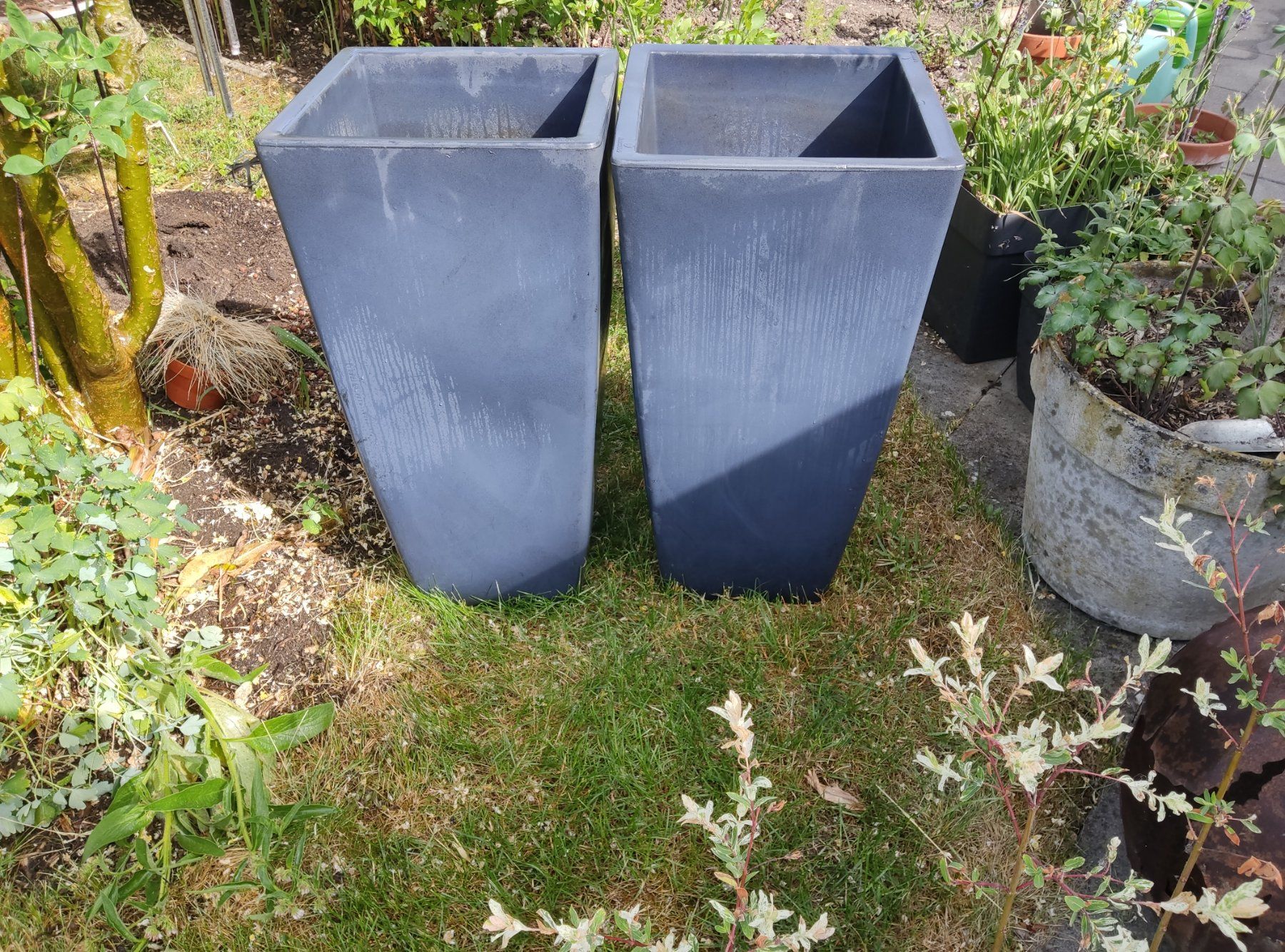 Vasi per fiori: 2 grands pots – Usato da Vicques venduto da prairie0809