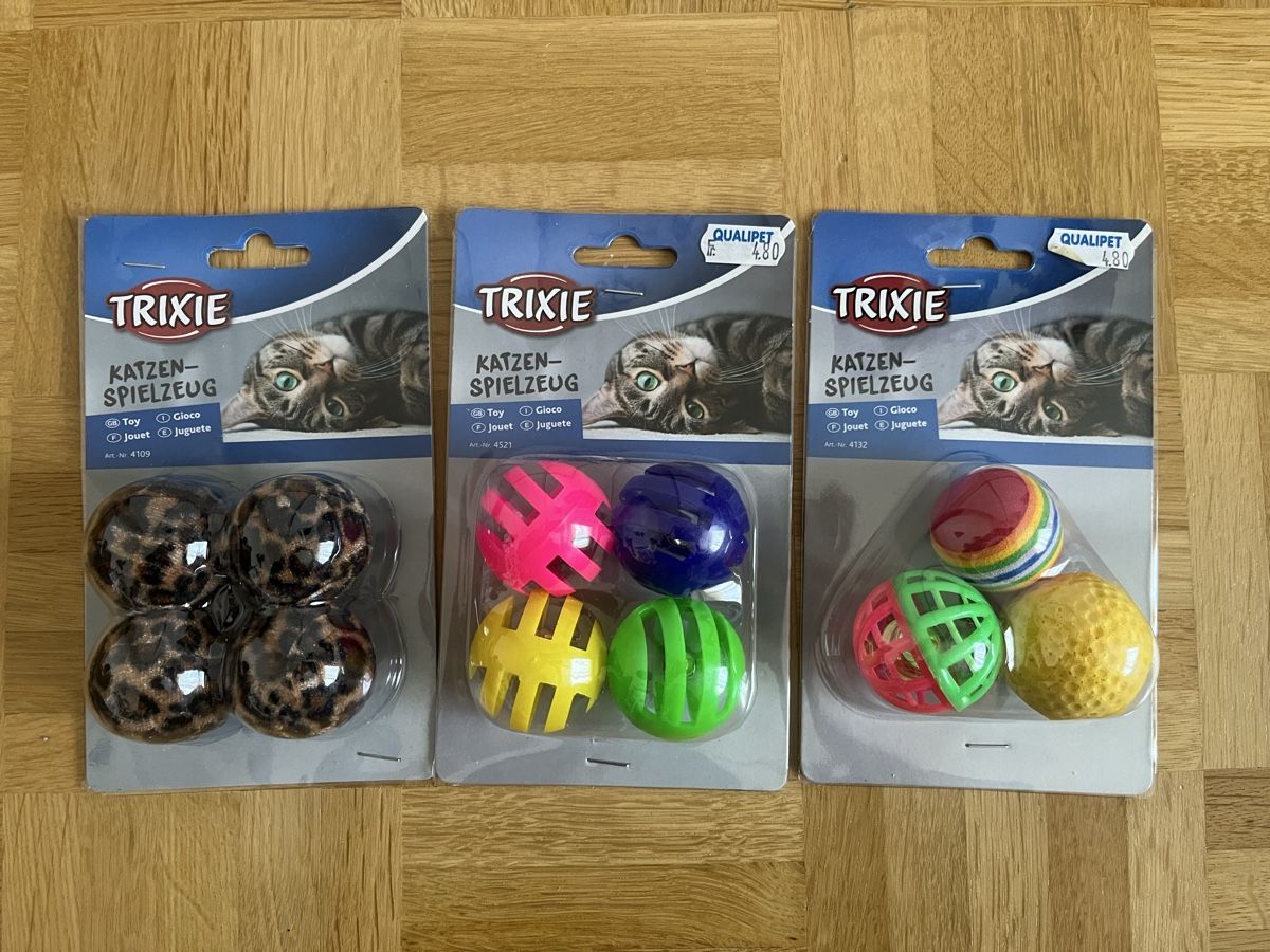 Trixie Giocattoli: NEU 3x Katzenspielzeug Trixie – Nuovo e nell'imballaggio originale da Kilchberg ZH venduto da celinaemi
