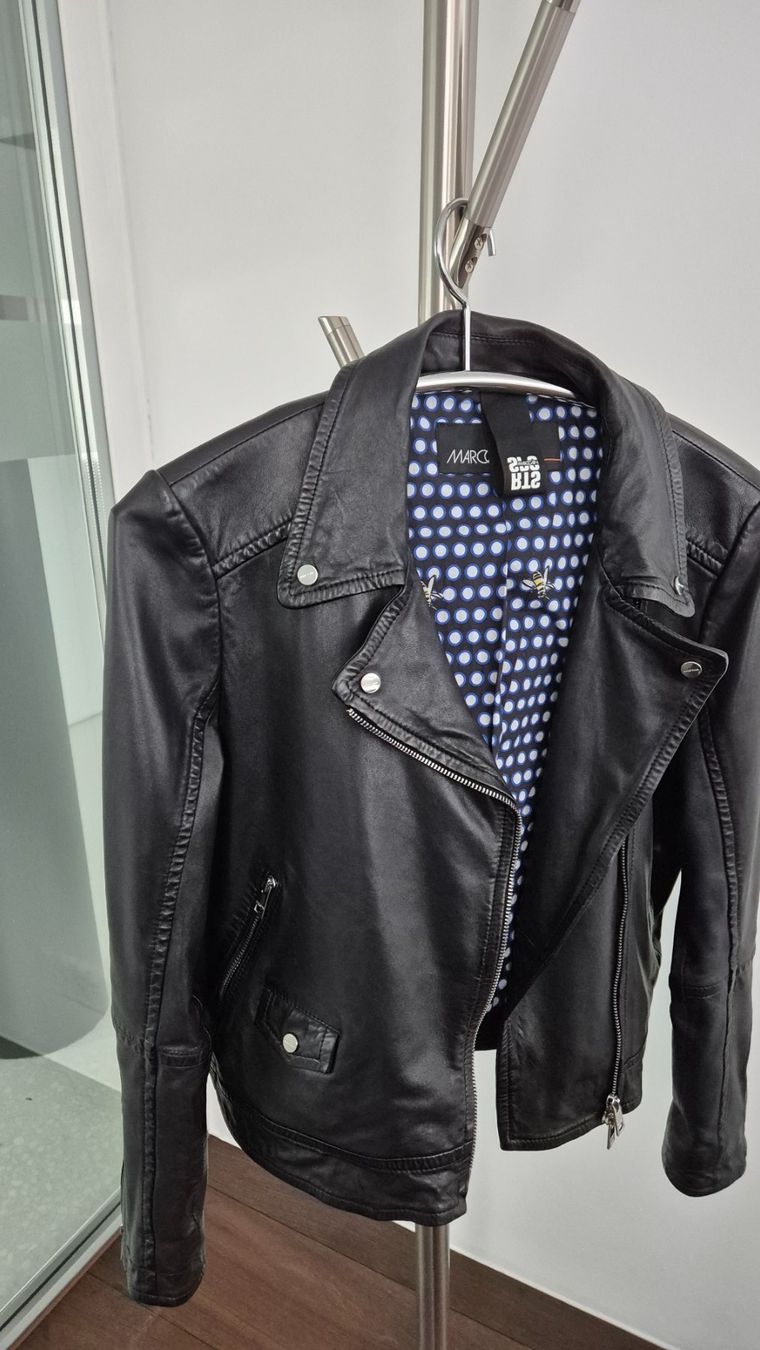 Marc Cain Giacche: Marc Cain Lederjacke, Gr. 36, Top Zustand – Nuovo (secondo la descrizione) da Bubikon venduto da Linda-G 6