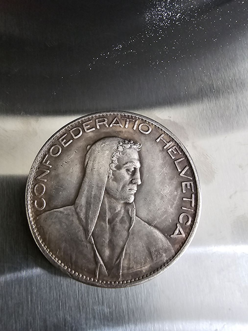 Tutti le monete: 1928 5 fr coin replica – Usato da Ermenswil venduto da nuno_goncalves05 1