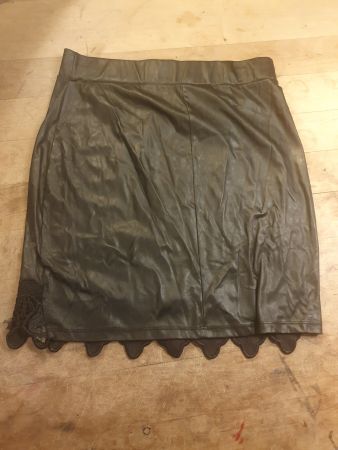 Kunstlederjupe FJO Womens Fashion Apparel Grösse M/L
