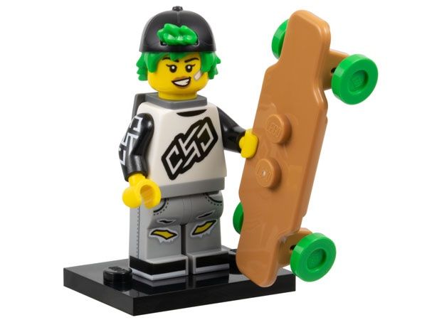 Lego Figuren: Lego Minifiguren Serie 27, Longboarder – Neu und originalverpackt aus Rombach von Naphtol