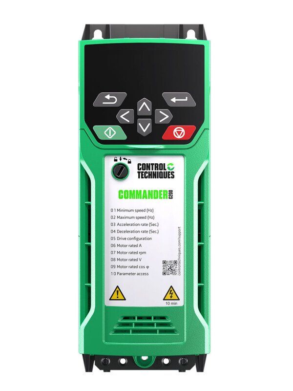 Convertitori: NIDEC CONTROL TECHNIQUES COMMANDER C200 1.5KW C200-02400041 – Nuovo e nell'imballaggio originale da Wolfhalden venduto da shop.all4sps