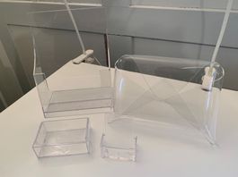 Acryl Tischaufsteller Set