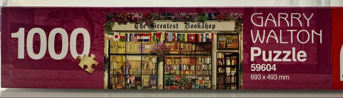 Puzzle: 1000 Puzzle Bookshop - 1 TEIL FEHLT - – Usato da Brugg AG venduto da Gucci59 1