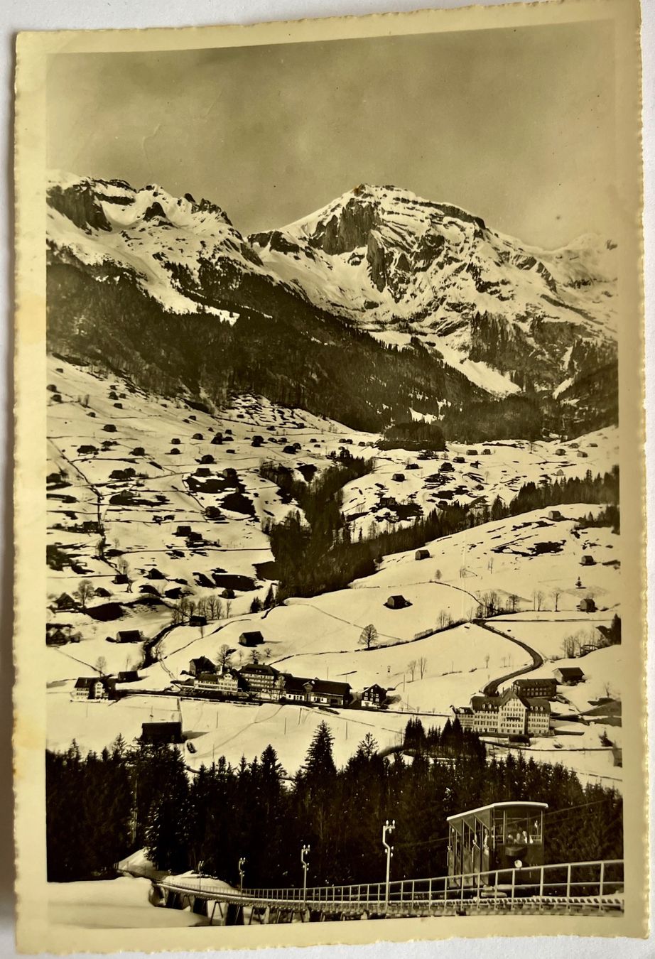 Ansichtskarten: UNTERWASSER - JITIOS - Finiculaire - 1939 – Gebraucht aus Lutry von Ediego
