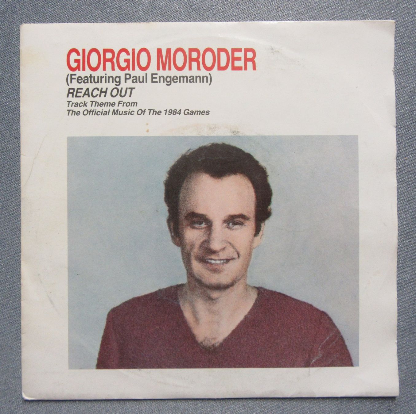 Dischi in vinile: Single Giorgio Moroder (Featuring Paul Engemann) - Reach Out – Usato da Auenstein venduto da Padabimbim