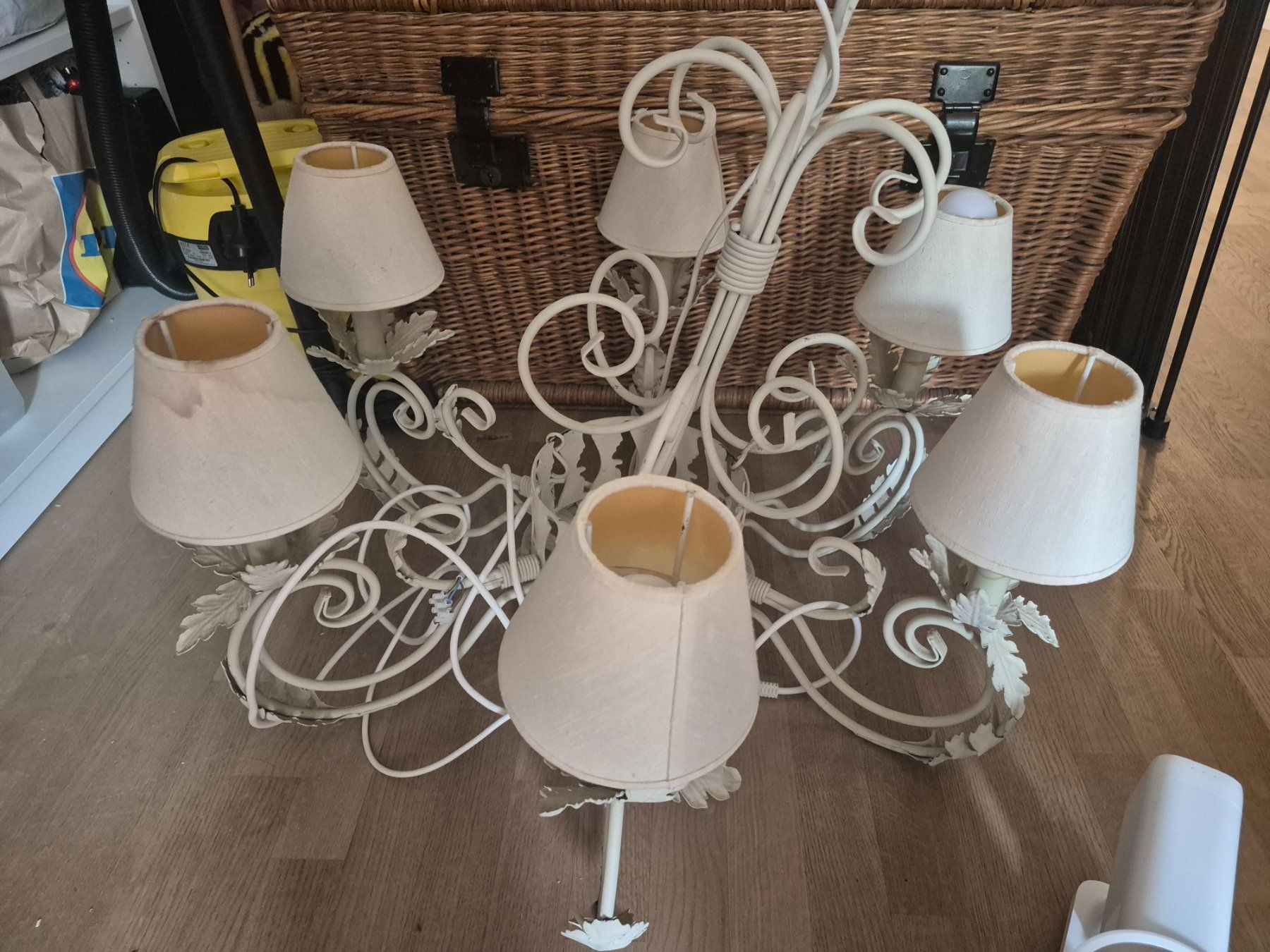 Lampadari & plafoniere: Leuchter Metall, massiv 80cm – Usato da winterthur venduto da goldfischt