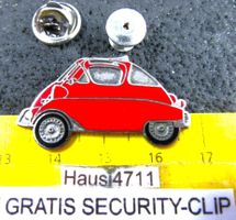 BMW ISETTA AUTO KABINEN-ROLLER PIN ENAMEL MIT SECURITY-CLIP