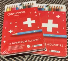 Caran d'Ache Swisscolor Aquarelle 2 boîtes neuves