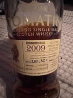 Tomatin Single Malt Scotch Whisky 2009 Charles Hofer SA