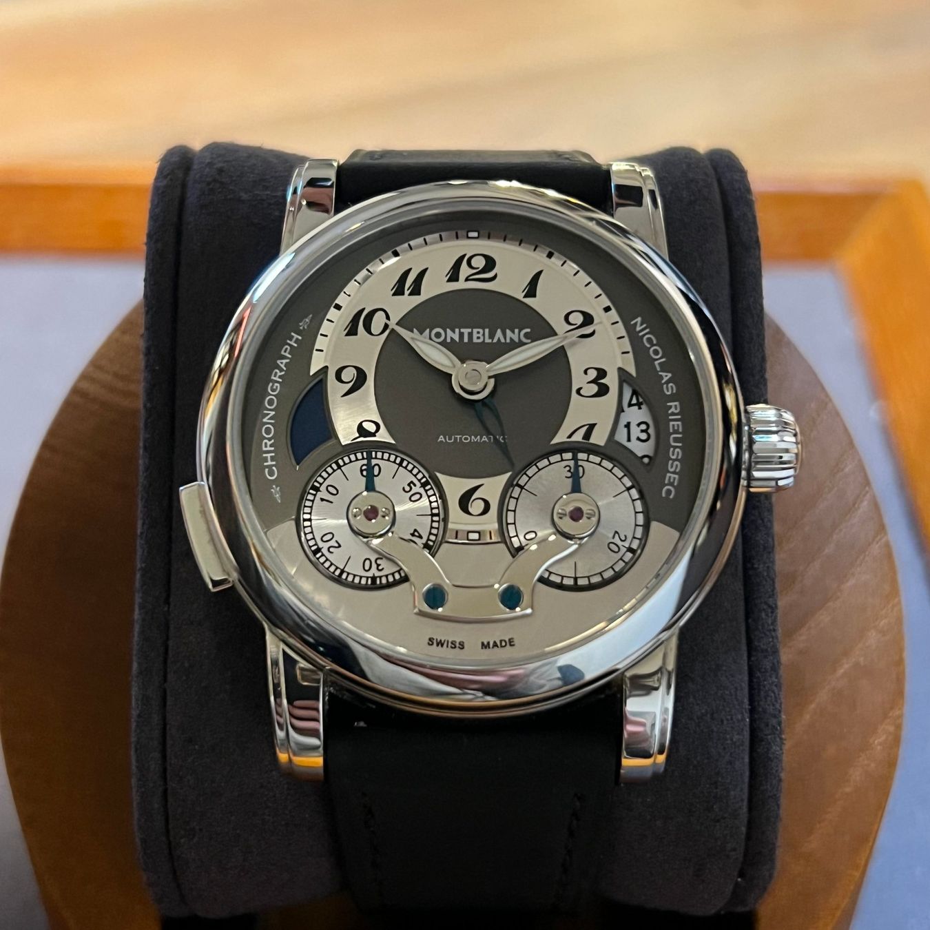 Montblanc Orologi: Montblanc Nicolas Rieussec Chrono Full Set 7138 – Usato da Carouge GE venduto da Watchaser