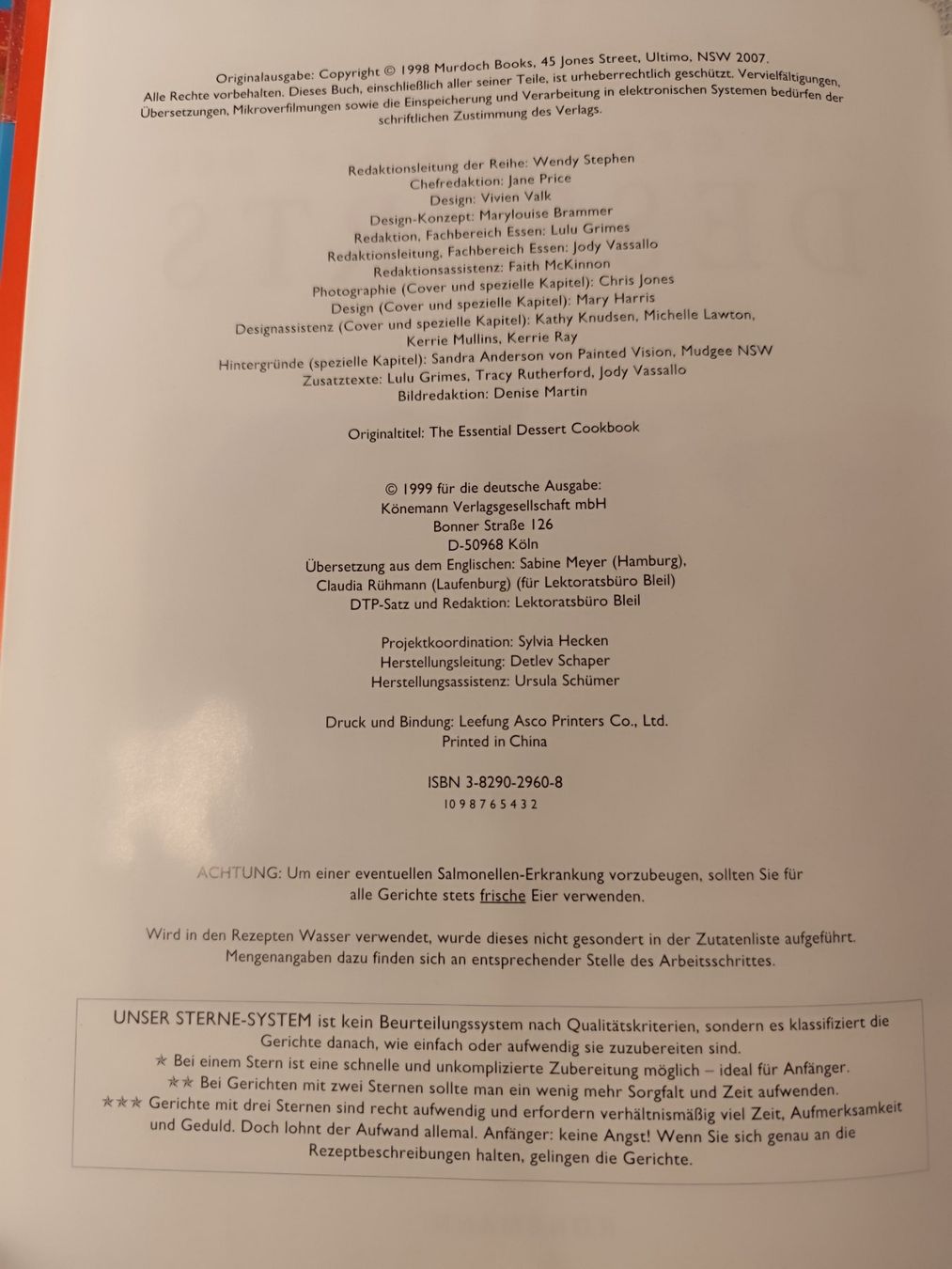 Libri: Das grosse Buch der Desserts – Usato da Zürich venduto da lub_6w8f 1