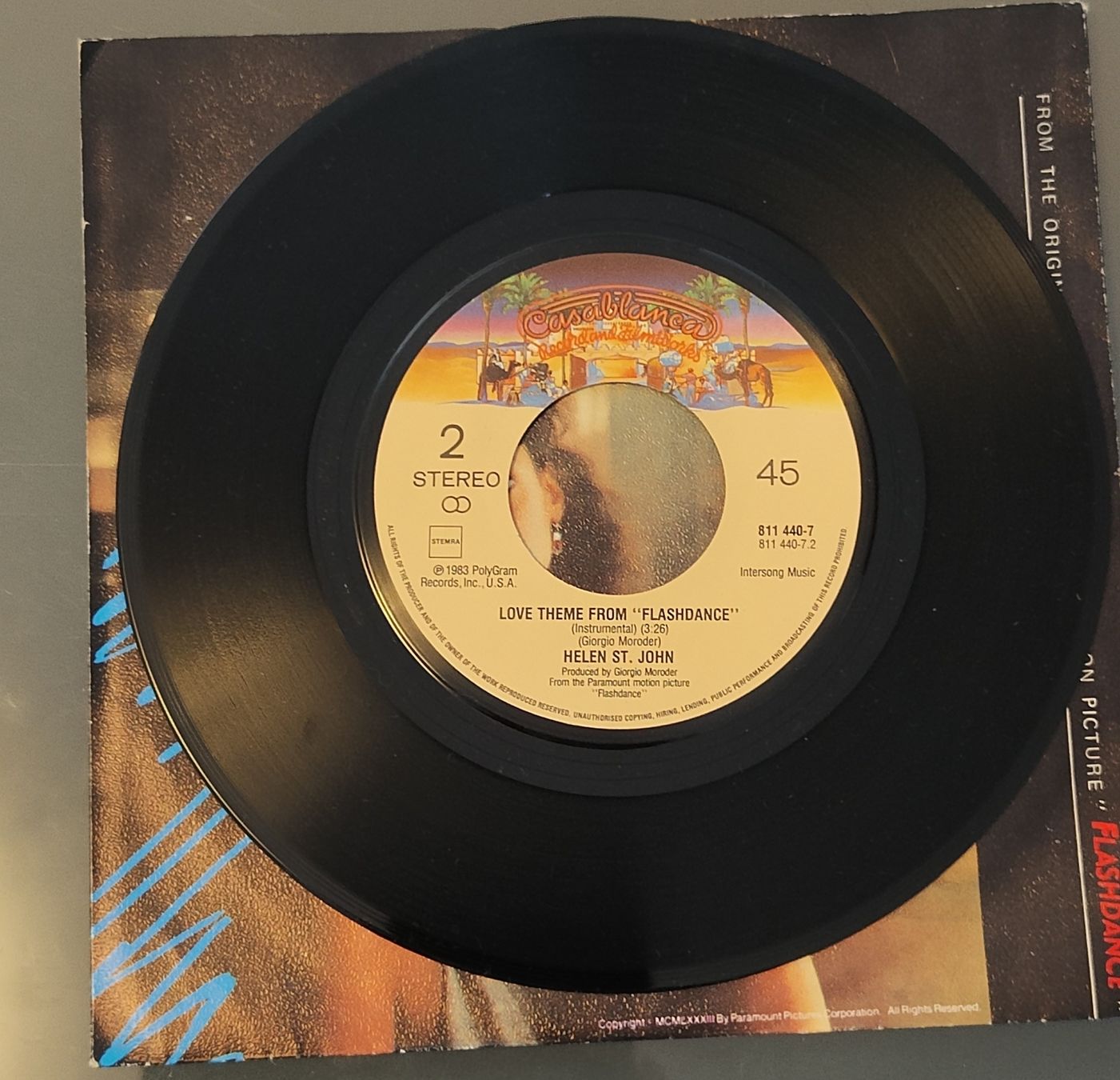 Vinyles: disco 45 Flashdance - What a feeling - Irene Cara – D'occasion à Massagno par Massimo037 2