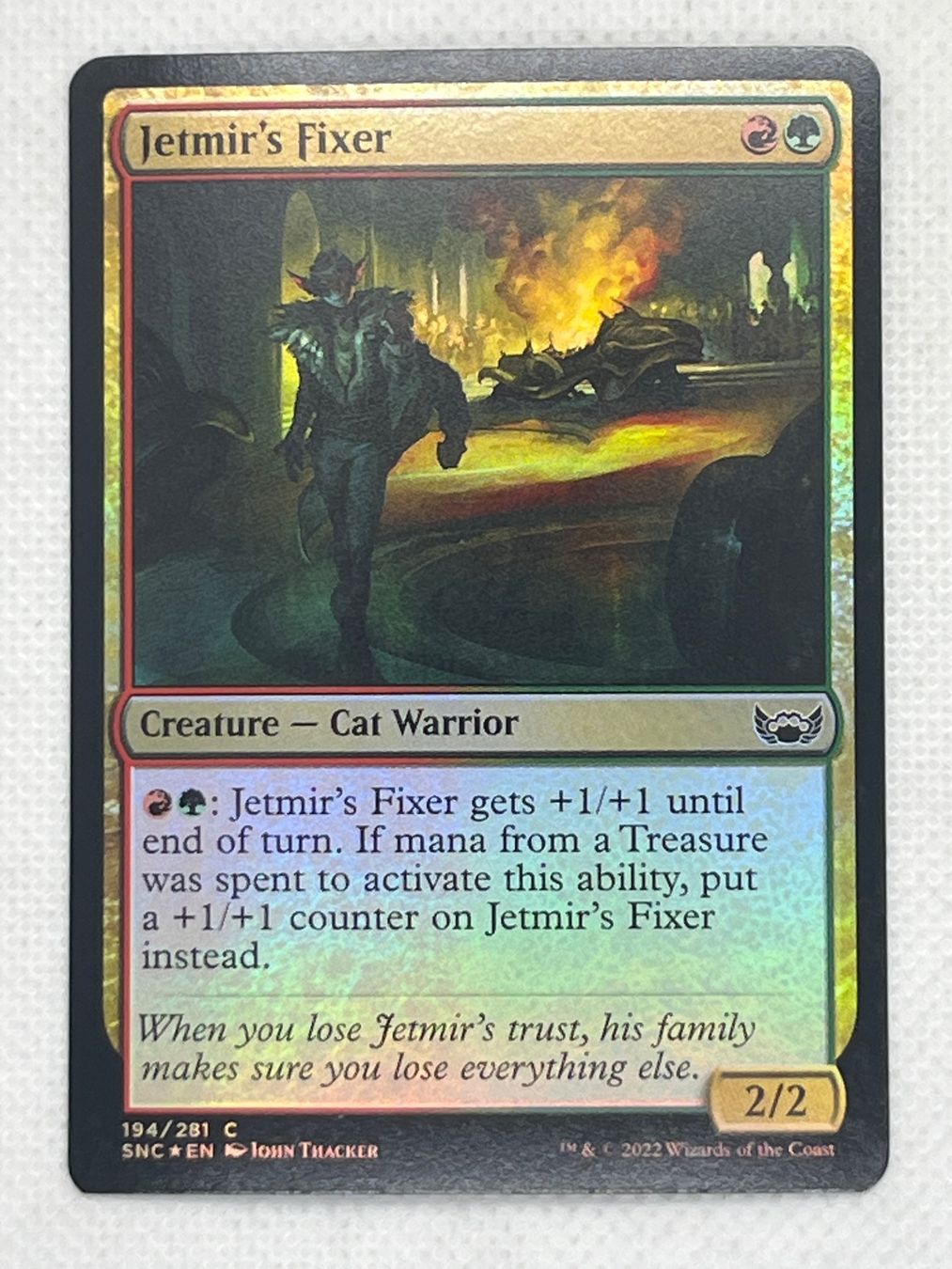 Magic The Gathering Carte collezionabili: Jetmir's Fixer - MTG Magic the Gathering - Foil Edition – Usato da Hinterkappelen venduto da Kim1992