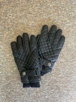 Handschuhe R&S Leder schwarz gesteppt guter Zustand