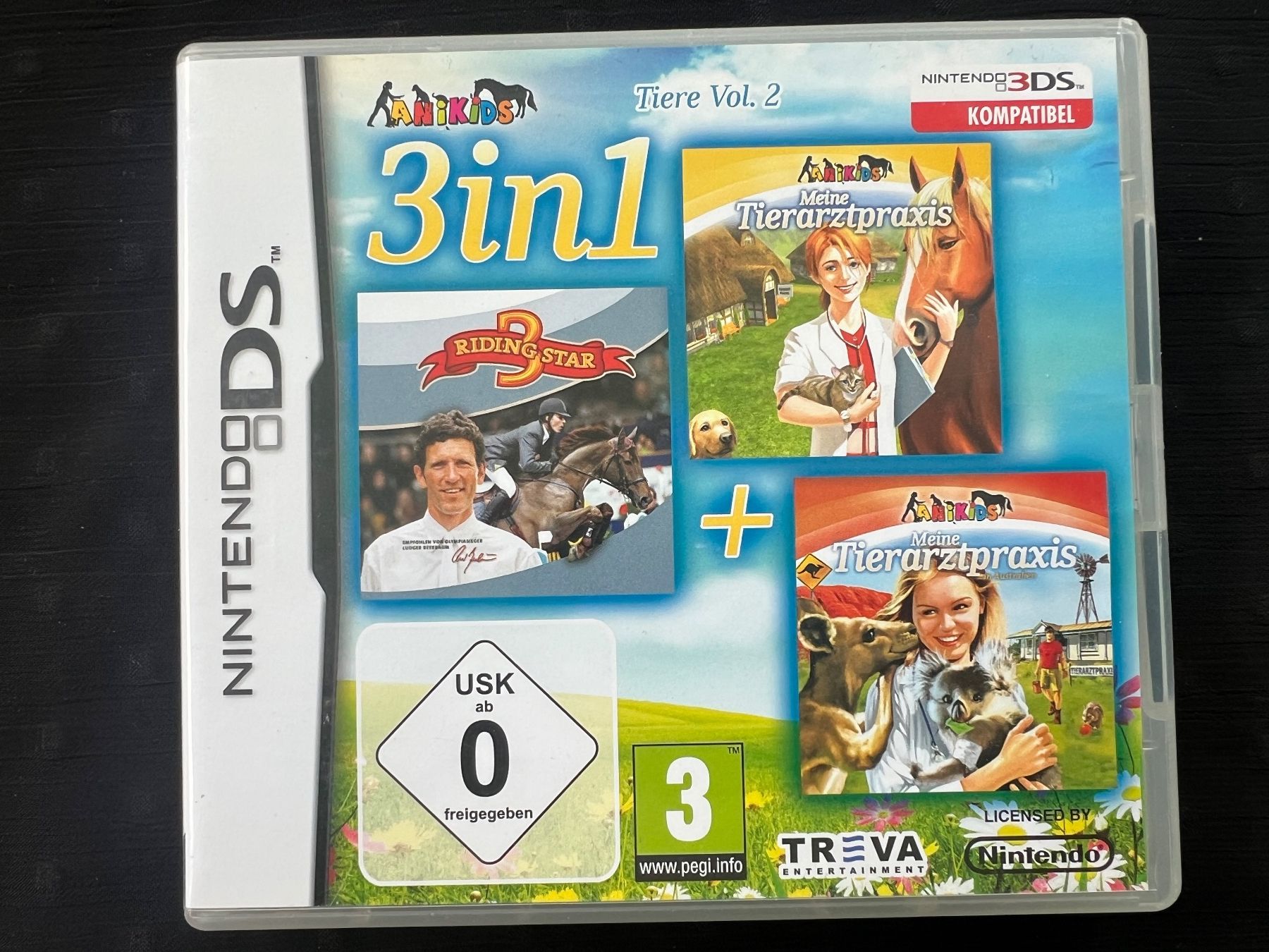 Nintendo Giochi: Nintendo DS   3 in 1 Tiere Volume 2 – Usato da st.gallen venduto da sophiephie