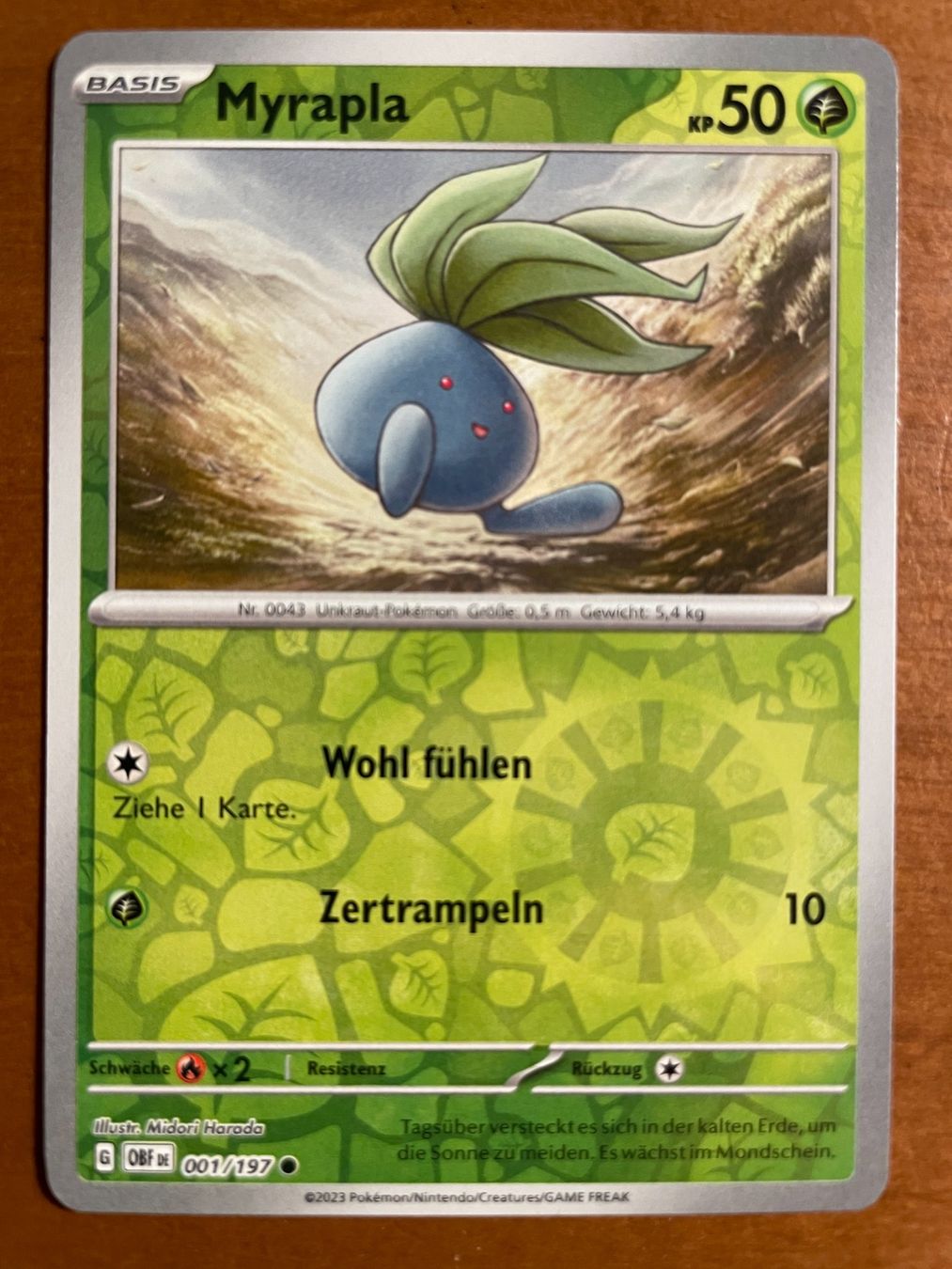 Pokémon Cartes à collectionner: Pokemon Myrapla Reverse (Versand gratis) – Neuf (Voir description) à Chur par Angerson