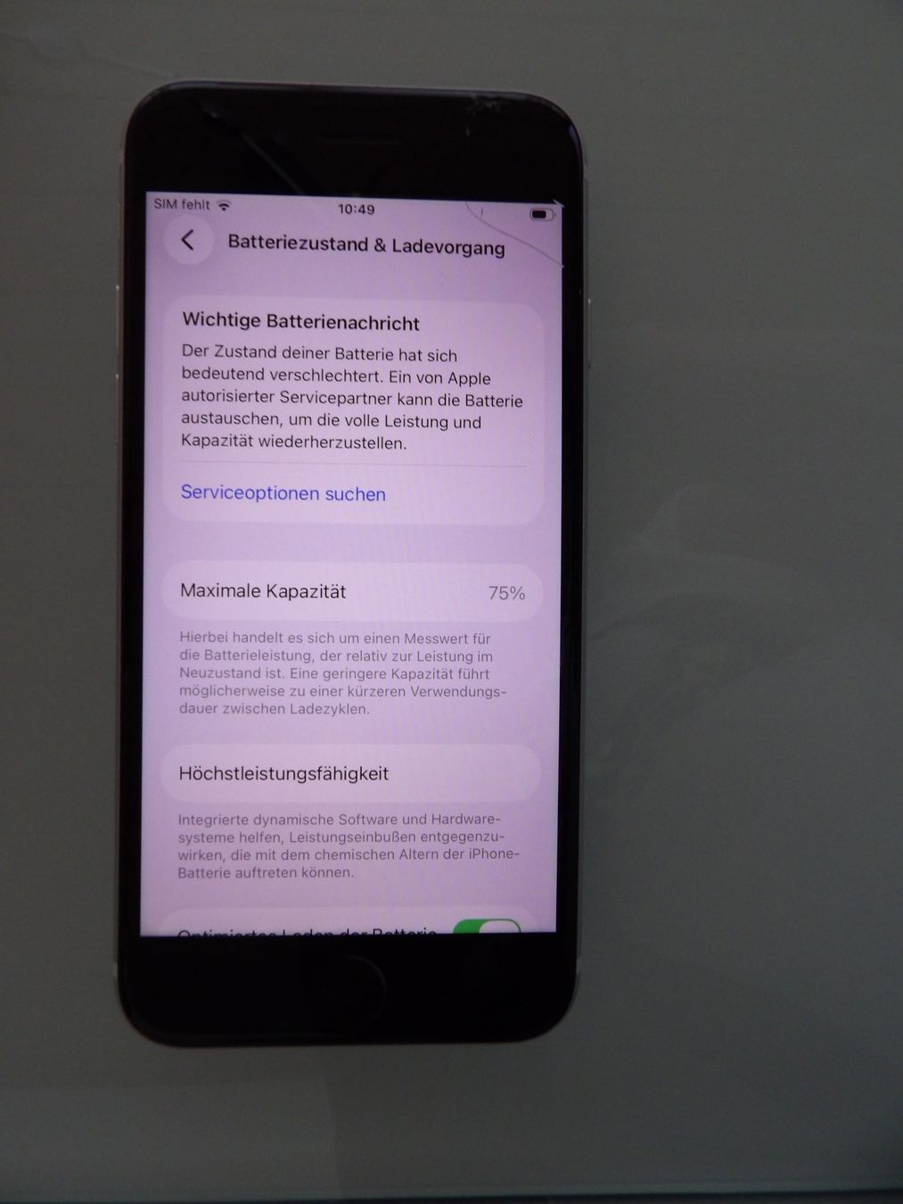 Apple Handys / Smartphones: IPhone SE, White, 64 GB, gekauft 2022 – Defekt aus Niederlenz von Steff99 1
