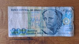 Banknoten Brasilien 2 Stück