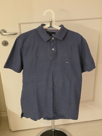 Herren Polo Shirt Tommy Hilfiger blau Grösse L neu