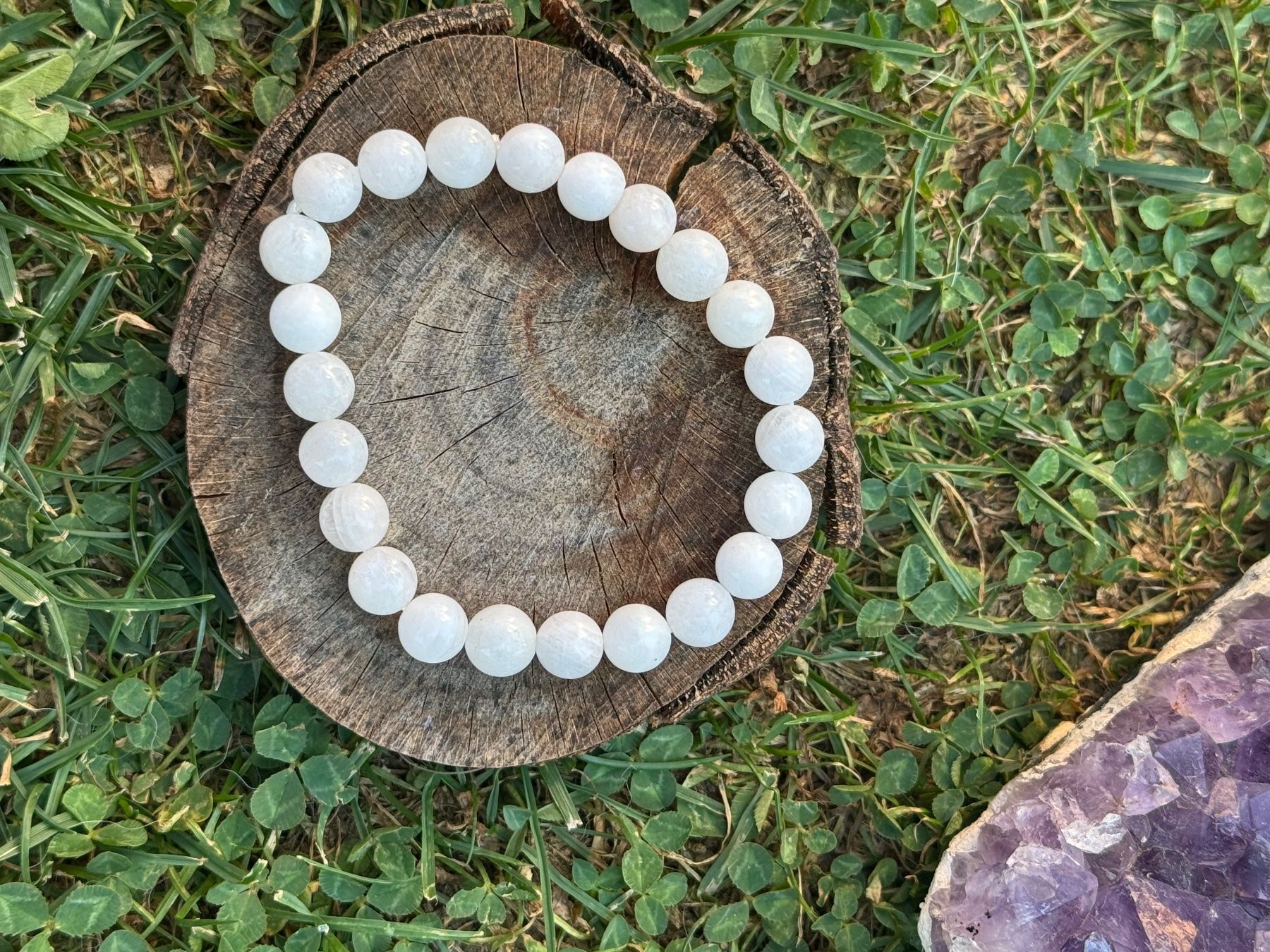Armbänder & -reifen: Armband Mondstein 8mm – Neu (gemäss Beschreibung) aus Russikon von Jennyfee_07 1