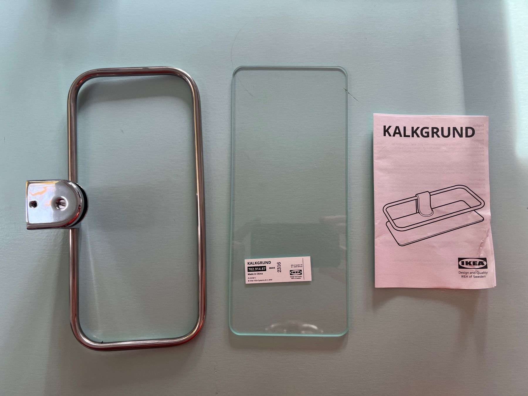 Ikea Supporti a parete: Dusch-Glasablage Ikea Kalkgrund – Nuovo (secondo la descrizione) da Zürich venduto da luc70