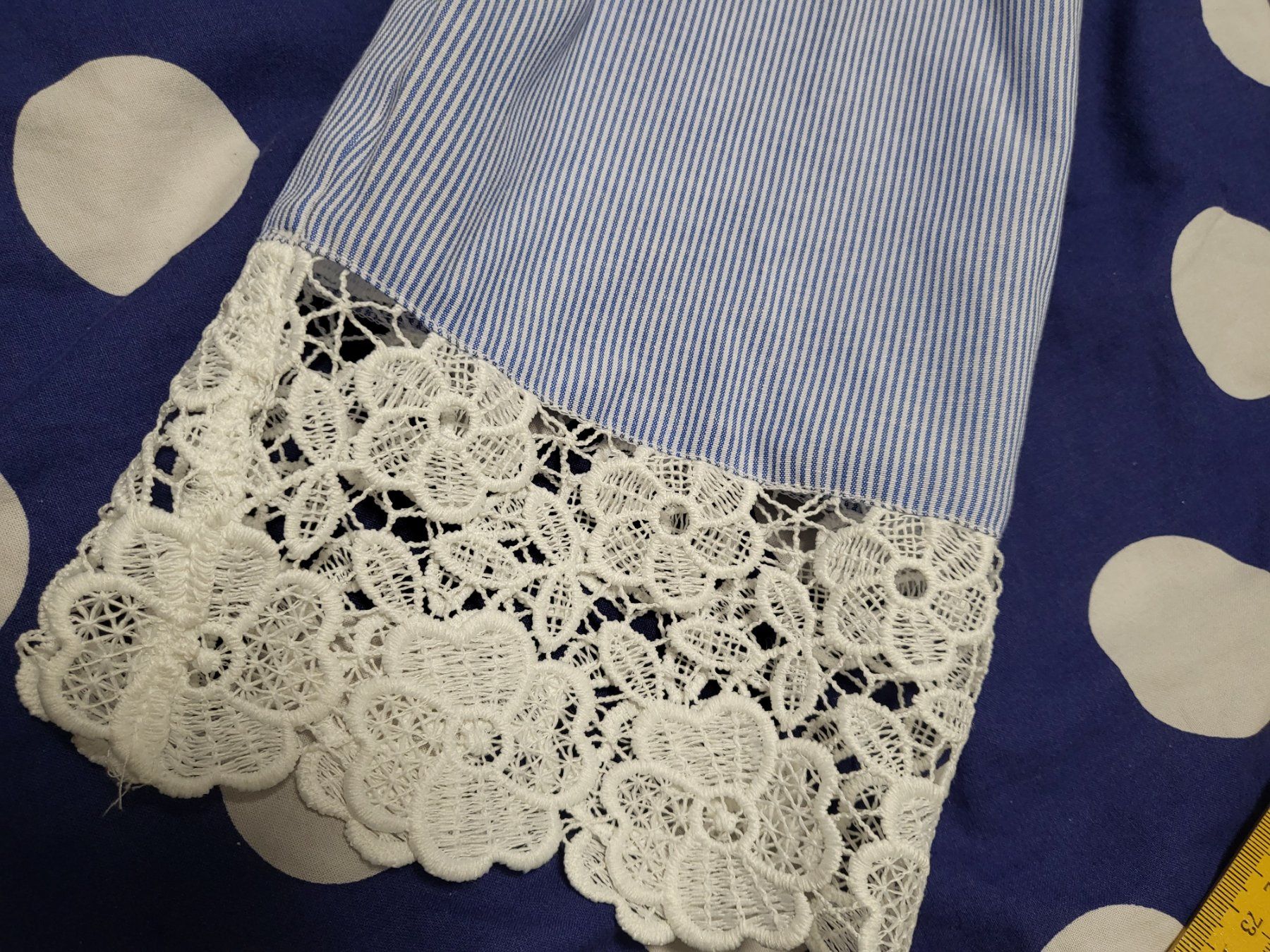 Blusen: Bluse mit spitzen an den ärmeln gr 46 – Neu und originalverpackt aus Dietikon von Eleda 1