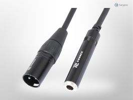 PD CONNEX CX130 XLR 3 Pole, male - Klinke 6,3mm, female 0.15