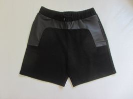D.GNAK - Designer Stoff Shorts schwarz S
