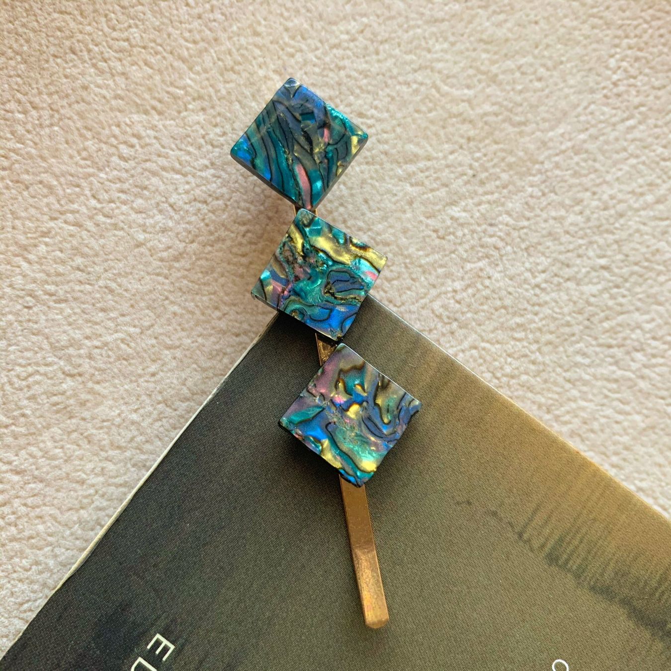 Haarschmuck: Diamond square :: Hairpin Haarklammern – Neu (gemäss Beschreibung) aus Horgen von missistore
