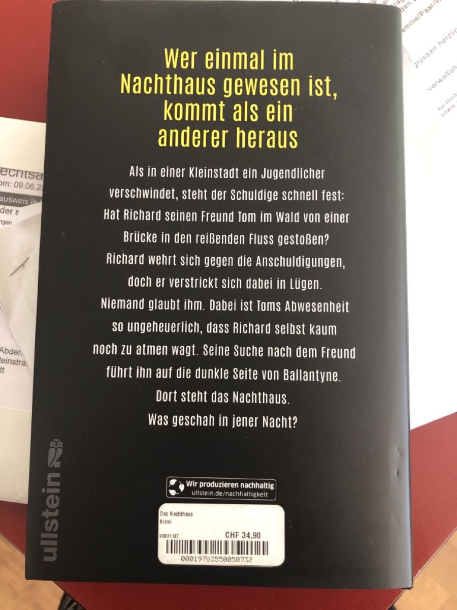 Bücher: Jo Nesbø: das Nachthaus – Gebraucht aus Watt von apfel70rot 1