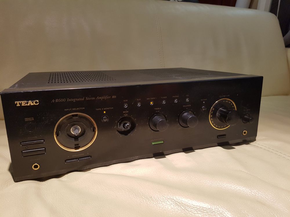 AMPLIFICATEUR AUDIOPHILE TEAC A-R600 noir et or EUR 200,00 - PicClick FR