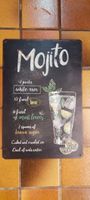plaque murual en métal- mojito