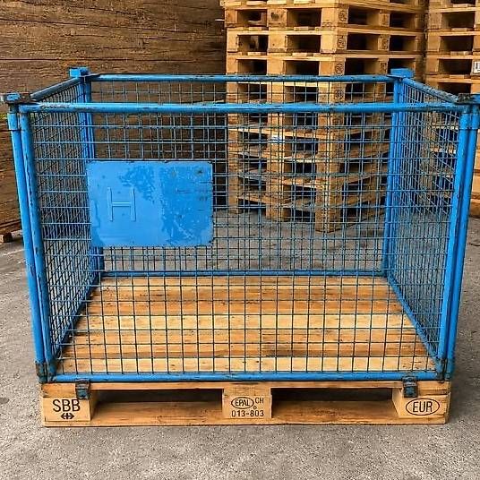 Gitter & Roste: EPAL - Gitterbox - Stahlgitterbox – Gebraucht aus Frick von dom_y2vd