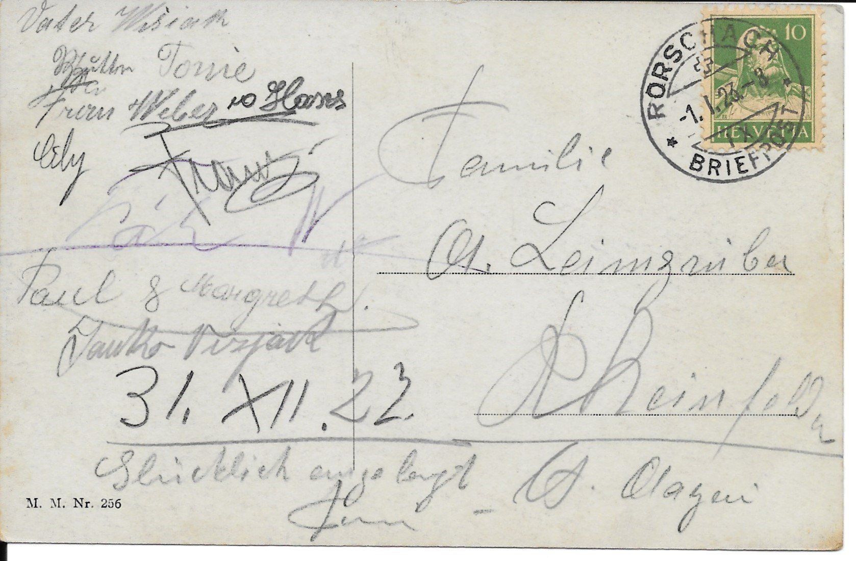 Cartoline postali: Ansichtskarte "Zum neuen Jahr" – Usato da Möhlin venduto da RoMe49 1