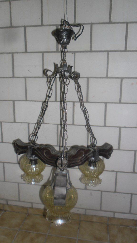 Lampadari & plafoniere: Deckenlampe / Hängelampe - alt , Holz – Usato da Büren SO venduto da omsa