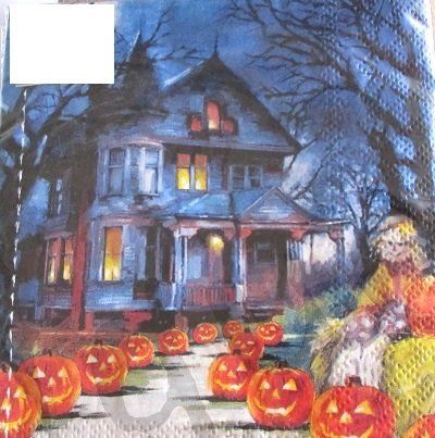 Tovaglioli: Serviette spooky 25x25 (d312) 2Stk. – Nuovo (secondo la descrizione) da Schlatt TG venduto da kreativ-atelier