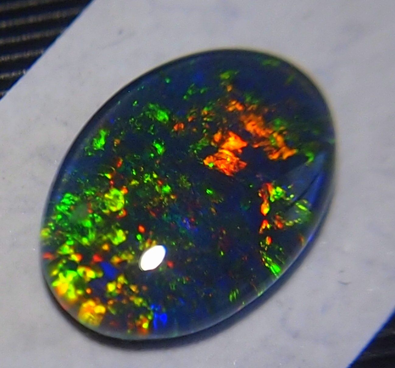 Pietre preziose: 5,5 ct. Multicolour Blackopal-Triplet AAA – Nuovo e nell'imballaggio originale da Reinach BL venduto da rumablum 6