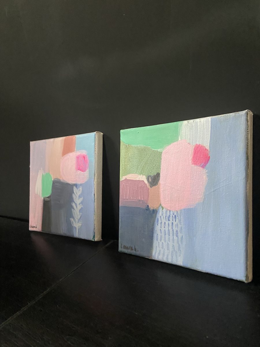 Dipinti: Lot de deux petits tableaux – Nuovo (secondo la descrizione) da Lausanne venduto da lau_8vk7 3