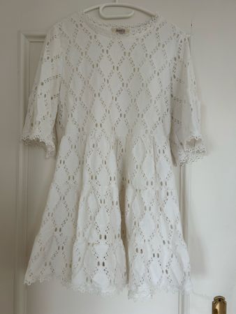 white babydoll dress - weisses sommerkleid in grösse S
