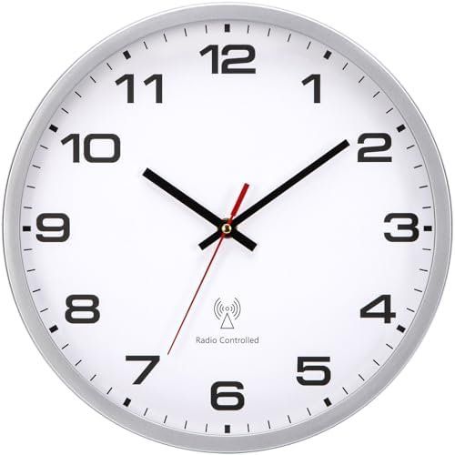 Pendules & Horloges murales: Funkuhr weiss – Neuf avec emballage d'origine à Hundwil par Stallone5 1