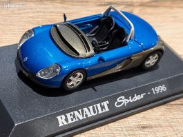 Renault Sport Spider 1995-1999 dunkelblau met. / grau   1:43