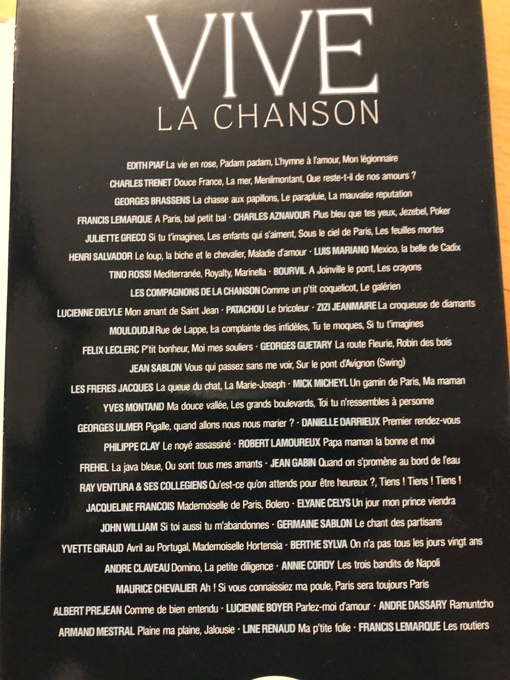 CD: Vive La chanson Vol. 1 und Vol. 2, 8 CD – Usato da Versoix venduto da chr_2rpz 1