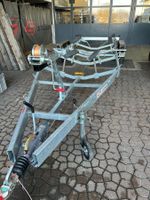 Motorbootanhänger G.G. 3500 kg, mit Kufenauflagen