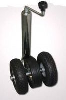 Stützrad 300kg Stützrad mit 3 Räder Anhängerstützrad