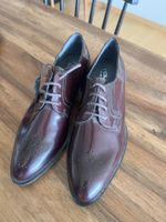 Schnürschuhe Tolino braun Lackleder Grösse 37 neuwertig