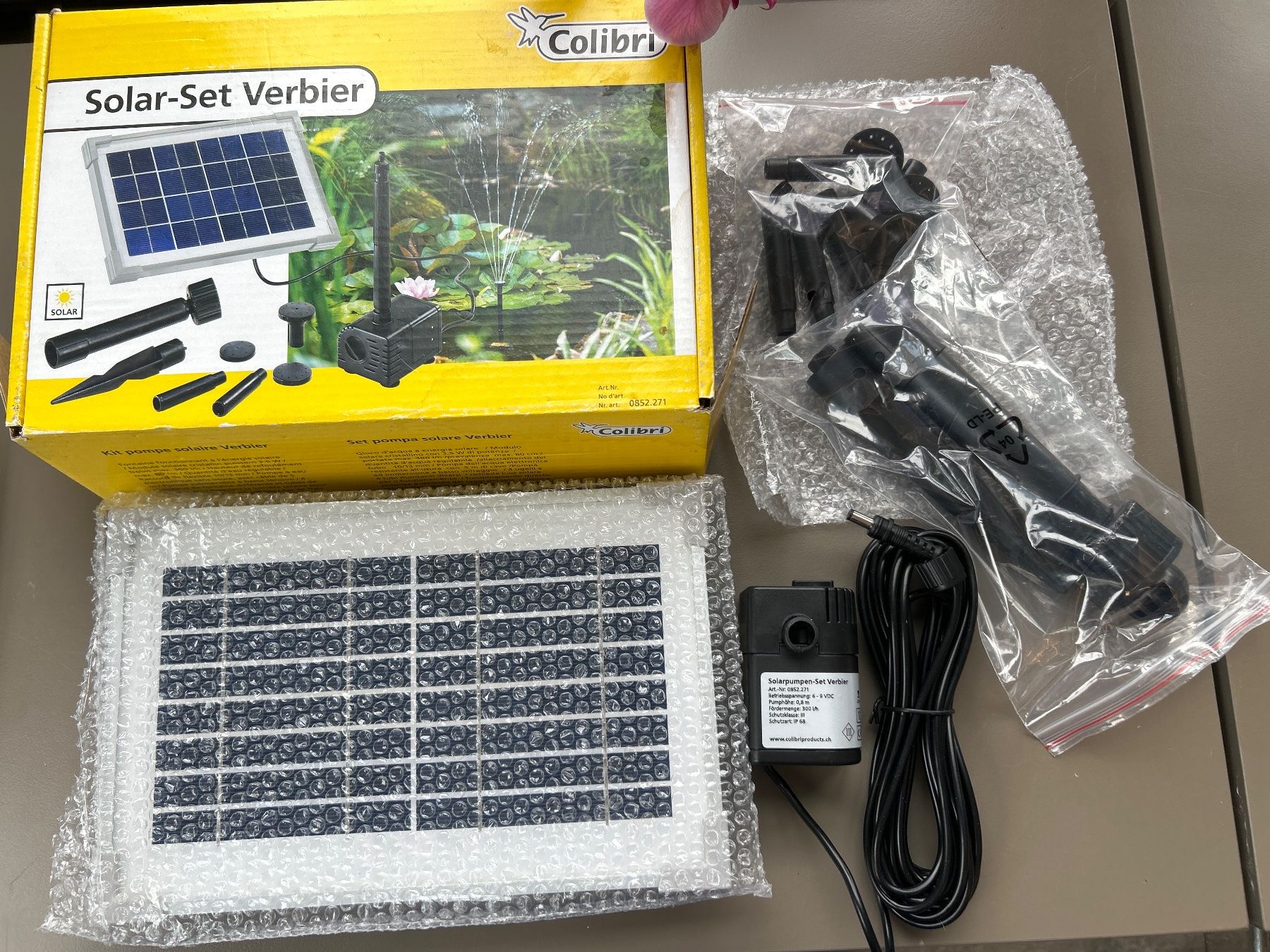 Pompe & Parti di ricambio: Colibri Solar Set Verbier – Usato da Zürich venduto da Aquarium_Seerose 2